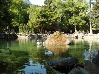 Пруды Алупкинского парка