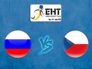 Хоккей. Евротур. Россия - Чехия. Трансляция из Москвы