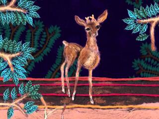 Жизнь настоящего оленя