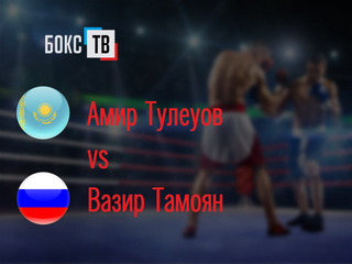 Амир Тулеуов (Казахстан) - Вазир Тамоян (Россия). Шестираундовый бой в полусреднем весе (до 66,7 кг)