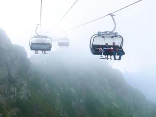 Пешеходный маршрут на пик Чёрная Пирамида