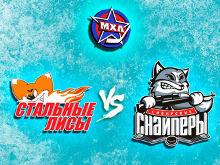 Париматч МХЛ. "Стальные Лисы" - "Сибирские Снайперы"