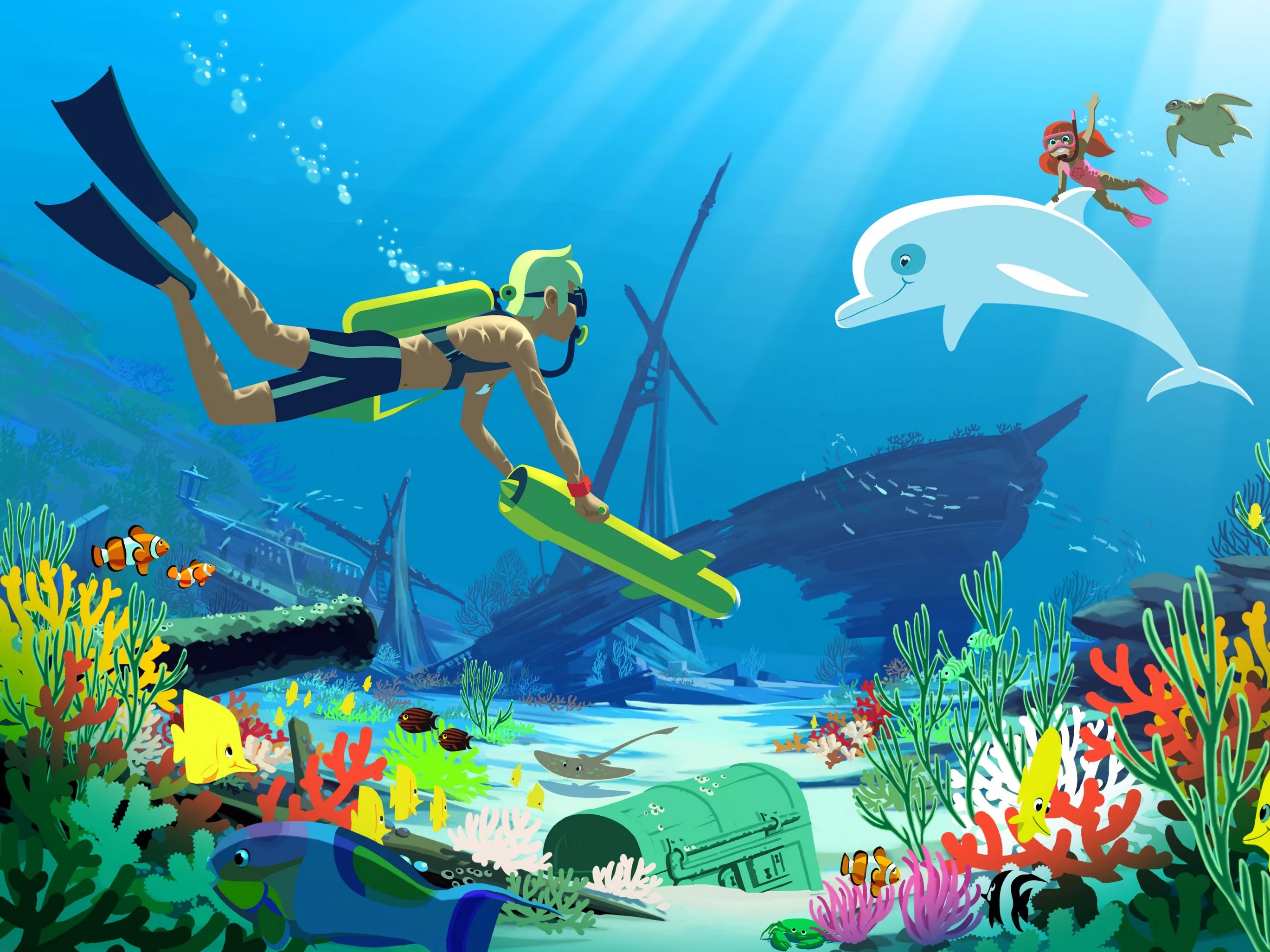 Белый дельфин Ум