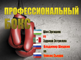 Профессиональный бокс. Шох Эргашев против Эдриана Эстреллы. Владимир Шишкин против Улисеса Сьерры. Трансляция из США
