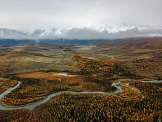 Река Чуя коптер