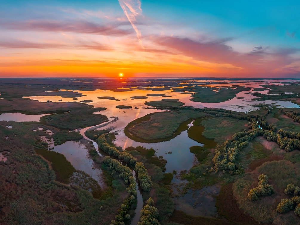 Дельта реки Волга