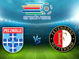 Футбол. ПЕК Зволе - Фейеноорд. Чемпионат Нидерландов. Сезон 19/20