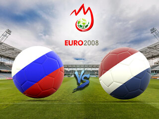 Футбол. Чемпионат Европы-2008. 1/4 финала. Россия - Нидерланды. Трансляция из Швейцарии