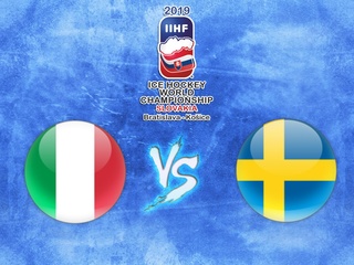 Хоккей. Чемпионат мира-2019. Италия - Швеция. Трансляция из Словакии
