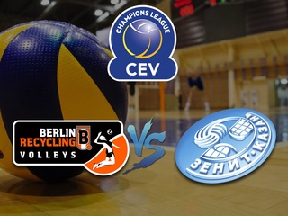Волейбол. Лига чемпионов. Сезон 2016/17. Мужчины. "Финал 4-х". 1/2 финала. "Берлин" (Германия) - "Зенит-Казань" (Россия). Трансляция из Италии