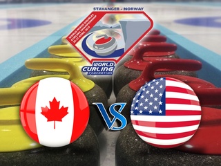 Кёрлинг. Смешанные пары. Чемпионат мира-2019. 1/2 финала. Канада - США. Трансляция из Норвегии