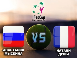 Теннис. Кубок Федерации - 2004. Финал. Россия - Франция. А.Мыскина - Н.Деши