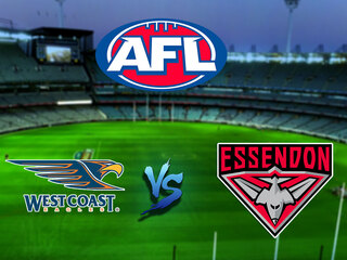 Австралийский футбол. AFL. Премьер-лига 2020. 15 тур. Вест Коаст Иглз - Эссендон Бомберс