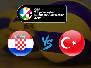 Волейбол. Олимпийский квалификационный турнир 2020. Женщины. Сборная Хорватии - Сборная Турции