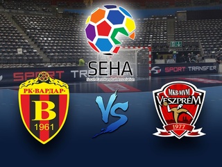 Гандбол. SEHA-Газпром Лига. Мужчины. "Финал 4-х". Финал. "Вардар" (Македония) - "Веспрем" (Венгрия)