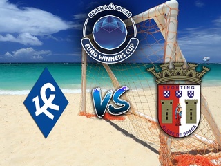 Пляжный футбол. Кубок европейских чемпионов. Мужчины. 1/4 финала. "Крылья Советов" (Россия) - "Брага" (Португалия). Трансляция из Португалии