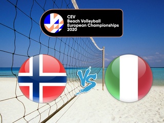 Пляжный волейбол. Чемпионат Европы. Мужчины. 1/2 финала. Норвегия - Италия. Трансляция из Латвии