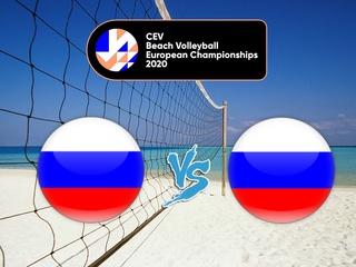 Пляжный волейбол. Чемпионат Европы. Мужчины. 1/2 финала. Россия - Россия. Трансляция из Латвии