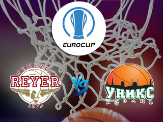 Баскетбол. Кубок Европы. "Умана Рейер" (Италия) - УНИКС (Россия)