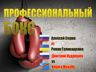 Профессиональный бокс. Алексей Егоров против Романа Головащенко. Дмитрий Кудряшов против Илунги Макабу. Бой за титул WBC Silver в первом тяжёлом весе