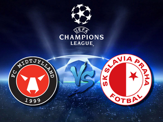 Лига чемпионов. Раунд плей-офф. Мидтьюлланд (Дания) - Славия (Чехия). Ответный матч