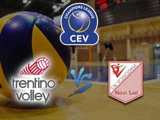 Волейбол. Лига чемпионов. Мужчины. Тренто Трентино(Италия) - Войводина Нови Сад(Сербия)