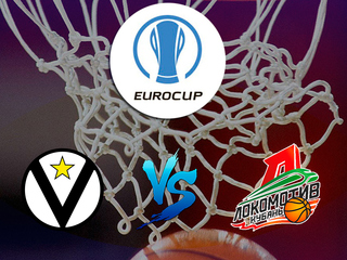 Баскетбол. Кубок Европы. "Виртус" (Италия) - "Локомотив-Кубань" (Россия)