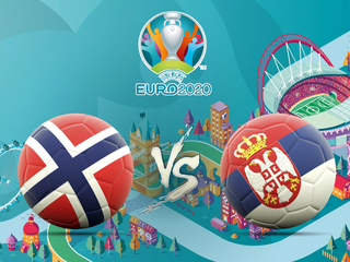 Чемпионат Европы 2020. Отборочный турнир. Плей-офф. 1/2 финала. Норвегия - Сербия