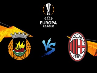 Футбол. Лига Европы. Раунд плей-офф. "Риу Аве" (Португалия) - "Милан" (Италия)