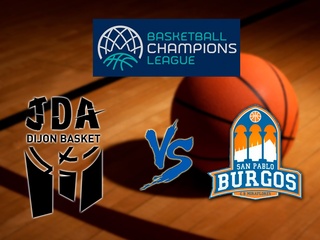Баскетбол. Лига чемпионов ФИБА. Мужчины. "Финал 8". 1/2 финала. "Дижон" (Франция) - "Сан Пабло Бургос" (Испания)