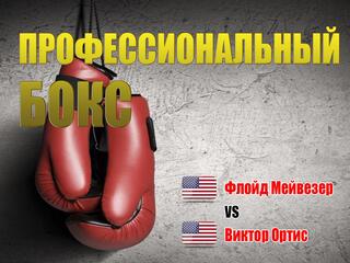 Профессиональный бокс. Флойд Мейвезер против Виктора Ортиса. Бой за титул чемпиона WBC в полусреднем весе. Трансляция из США