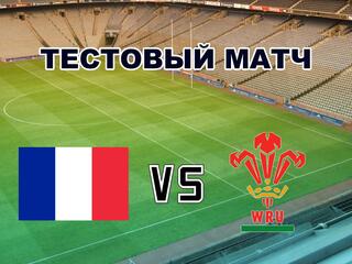 Регби. Тестовый матч. Франция - Уэльс