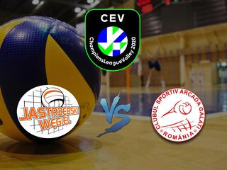 Волейбол. Лига чемпионов 20/21. Мужчины. "Ястжебски Вегель" (Польша) - "Аркада Галати" (Румыния)
