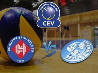 Волейбол. Лига Чемпионов 19/20. Мужчины. Халкбанк (Турция) - Зенит Казань (Россия)