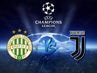 Футбол. Лига чемпионов. "Ференцварош" (Венгрия) - "Ювентус" (Италия)