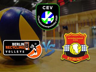 Волейбол. Лига Чемпионов 19/20. Мужчины. Берлин (Германия) - Кузбасс Кемерово (Россия)