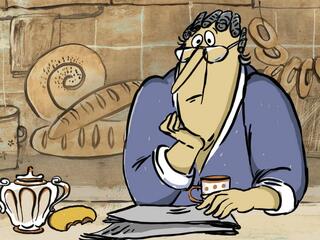 Вышла из дома старушка за хлебом и сладкой ватрушкой