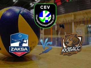 Волейбол. Лига чемпионов 19/20. Четвертьфинал. Мужчины. Закса Кендзежин-Козле(Польша) - Кузбасс Кемерово(Россия)
