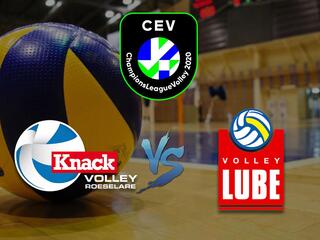 Волейбол. Лига чемпионов 19/20. Четвертьфинал. Мужчины. Кнак Руселари(Бельгия) - Кучине Любе Чивитанова(Италия)