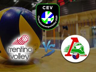 Волейбол. Лига чемпионов 2020/2021. Мужчины. "Трентино" (Италия) - "Локомотив" (Новосибирск, Россия)