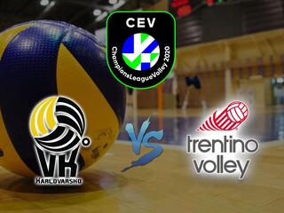 Волейбол. Лига чемпионов 20/21. Мужчины. Карловарско (Чехия) - Трентино (Италия)