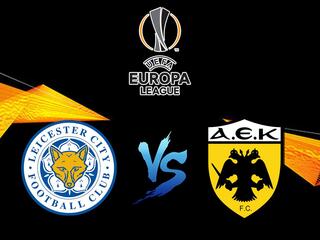 Лига Европы. "Лестер" (Англия) - АЕК (Греция). В перерыве - Новости футбола