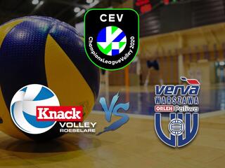 Волейбол. Лига чемпионов 20/21. Мужчины. Кнак Руселари (Бельгия) - Верва Варшава (Польша)