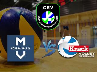 Волейбол. Лига чемпионов 20/21. Мужчины. Модена (Италия) - Кнак Руселари (Бельгия)