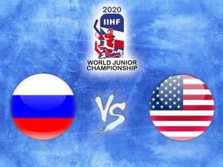 Хоккей. Чемпионат мира. Молодёжные сборные. Россия - США. Трансляция из Канады