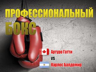 Профессиональный бокс. Артуро Гатти против Карлоса Балдомира. Трансляция из США