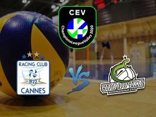 Волейбол. Лига чемпионов 19/20. Женщины. Расинг Каннес (Франция) - Уралочка НТМК Екатеринбург(Россия)