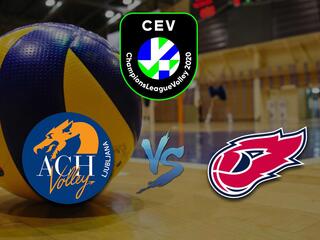 Волейбол. Лига чемпионов 19/20. Мужчины. АКХ Воллей Любляна (Словения) - Факел Новый Уренгой (Россия)