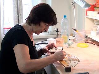 Огненная роспись. Людмила Байцаева