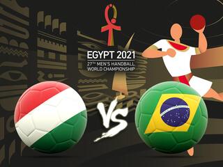 Гандбол. Чемпионат мира. Мужчины. Венгрия - Бразилия. Трансляция из Египта